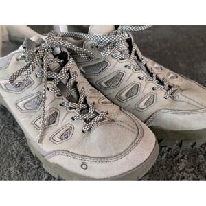 Oboz Sawtooth II Low Hiking Shoes Womens Size 8 Brown Gray Outdoor Trail